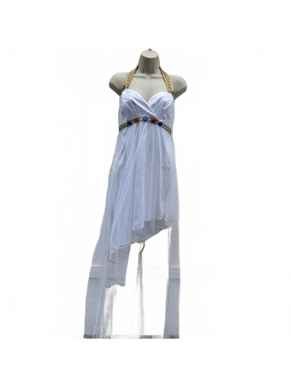 Greek Goddess Toga Costume Halloween Cosplay Women's Size Medium 8-10